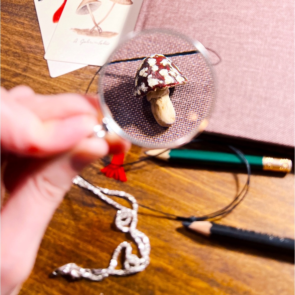 Handcrafted Mushroom Pendant